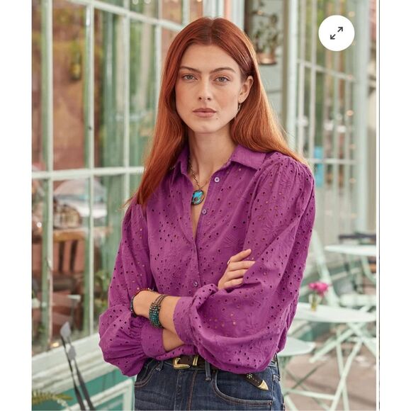 Sundance Celeste eyelet blouse - Picture 1 of 7